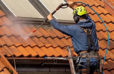 Démoussage et hydrofuge de toiture à Uxegney